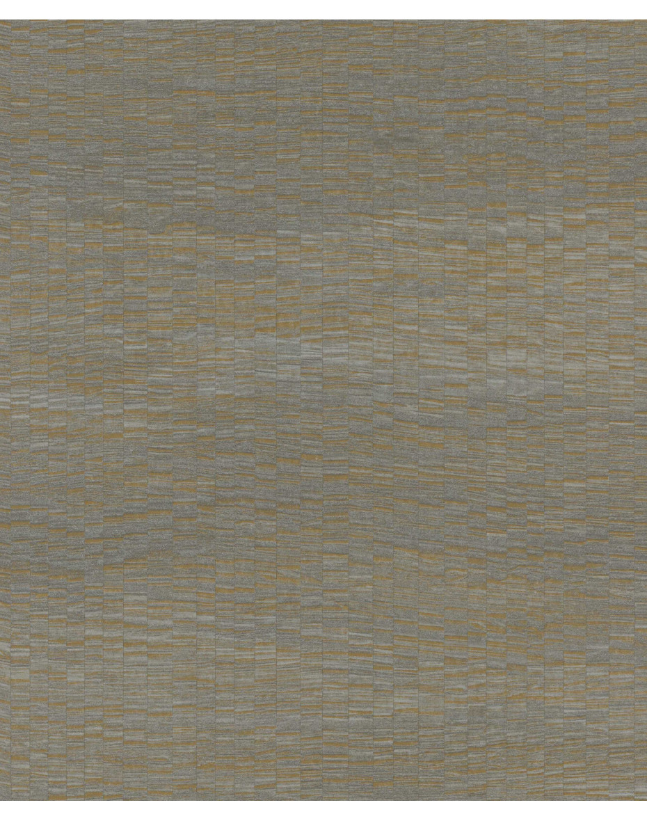 Tapeta s mozaikou 229522 - strieborná a zláta na sivom podklade